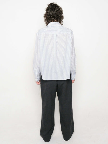 The Patrick Shirt White/Blue