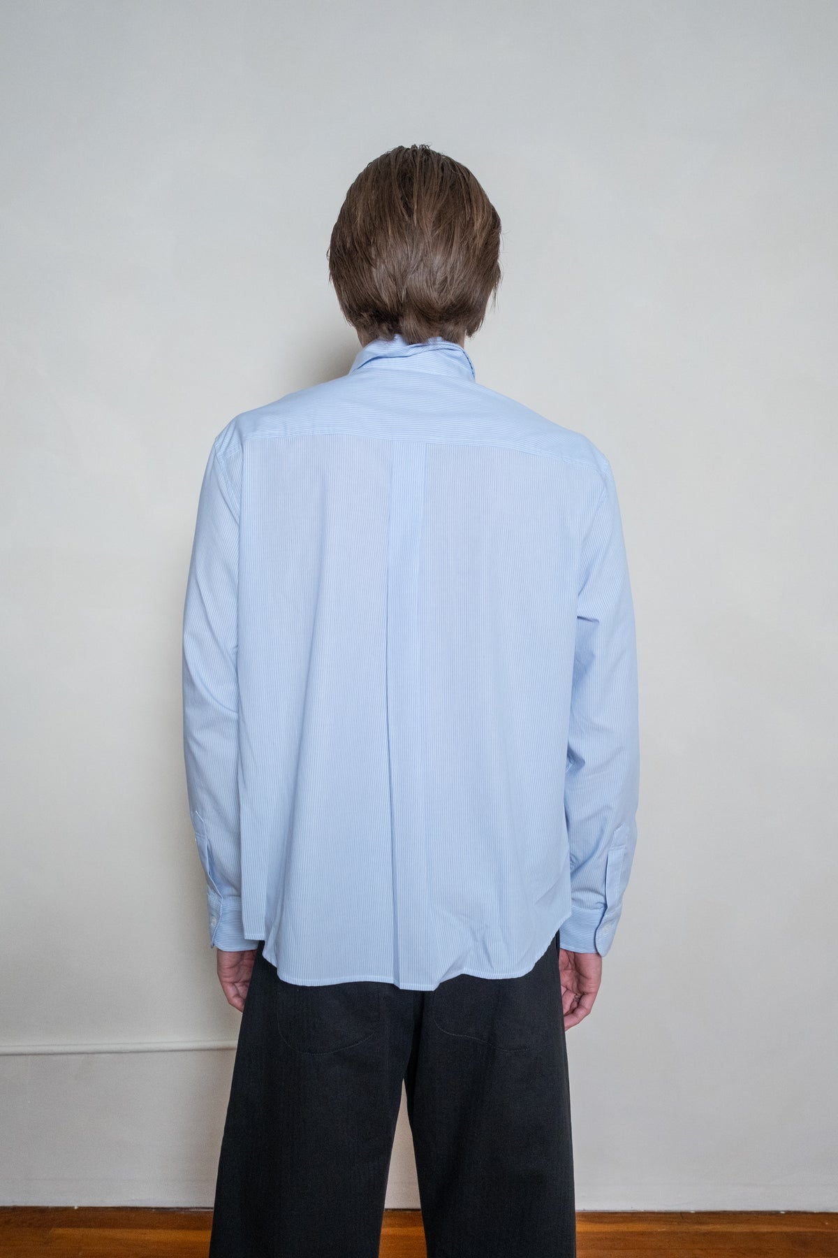 The Patrick Shirt Blue and White Stripe