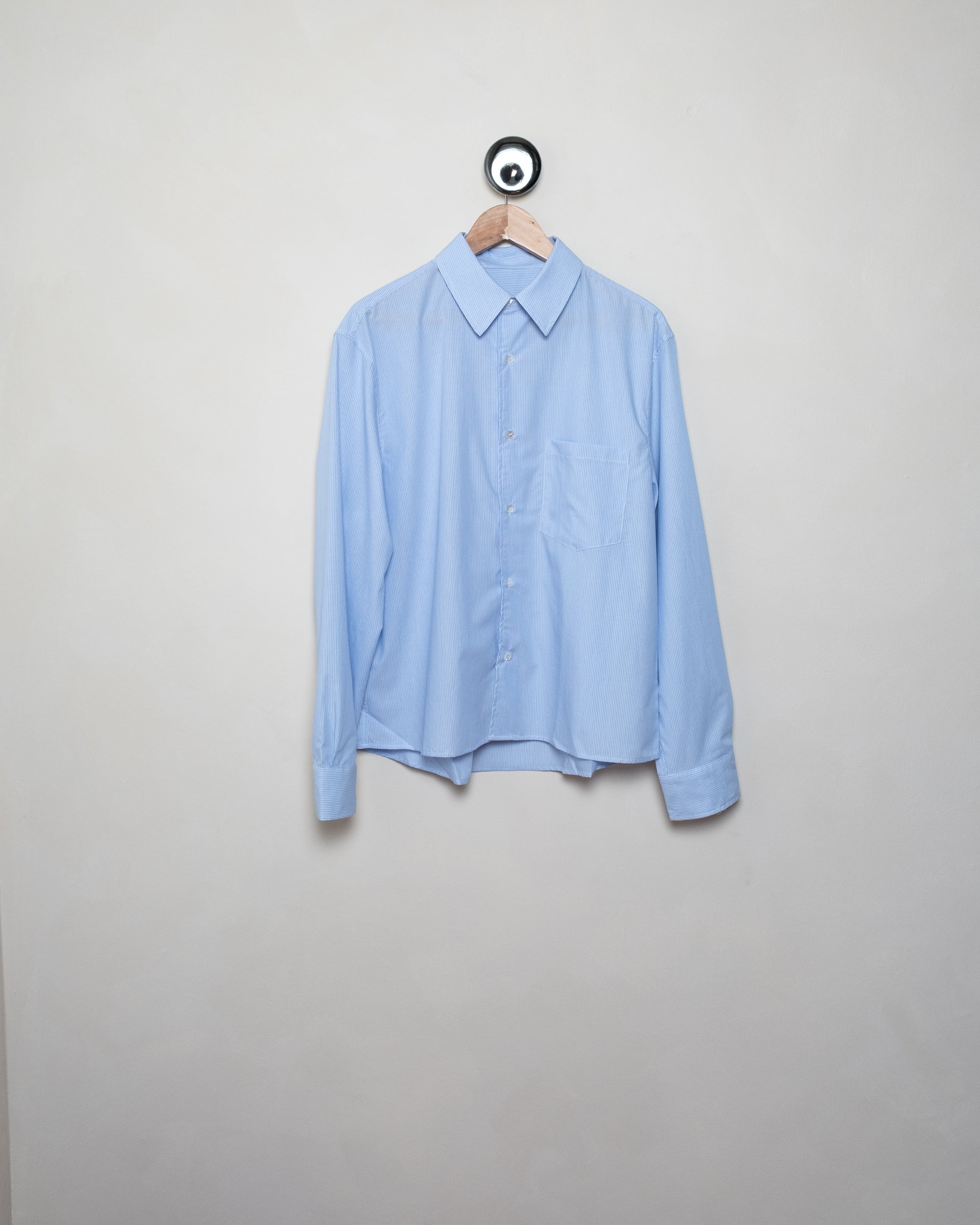 The Patrick Shirt Blue and White Stripe