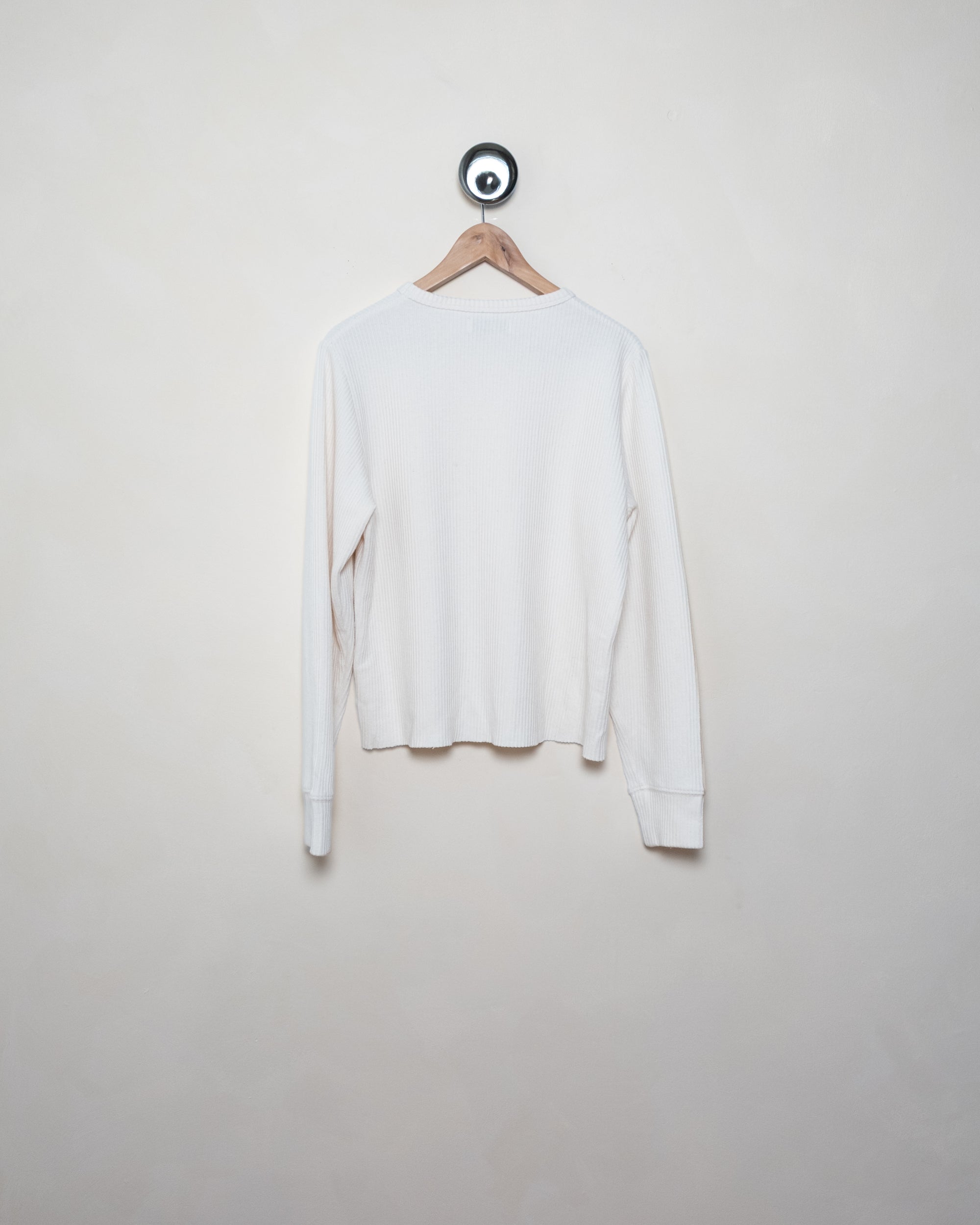 The Tom Rib Knit Thermal Ivory
